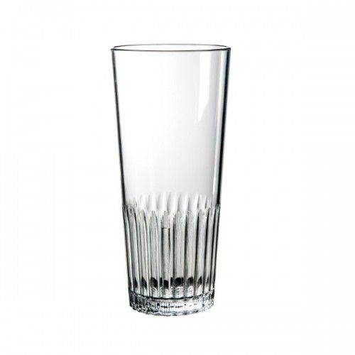 happy_glas_kunststof_bierglas Bier glas ribbel (set van 2)